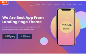 Al-Wakil - Multpurpose App & Product Landing Page Template