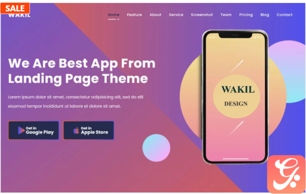 Al-Wakil - Multpurpose App & Product Landing Page Template