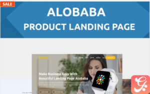 Alobaba - Product Landing Page Template
