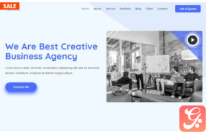 Matin - Digital Agency Landing Page Template