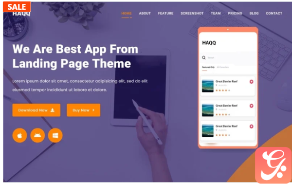 Al-Haqq - App Landing Page Template