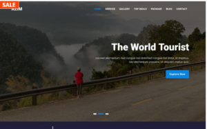 Al-Azim - Tour & Travel Agency Landing Page Template