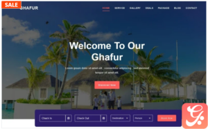 Al-Ghafur - Tour & Travel Agency Landing Page Template