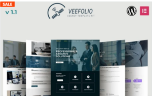 VeeFolio - Agency Portfolio Elementor Template Kit(m)