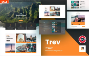 Trev - Travel Elementor Kit Template(m)