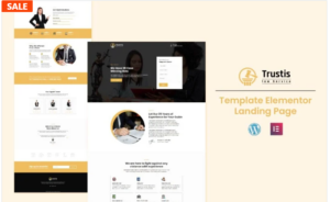 Trustis law Service - Elementor Landing Page Template(m)