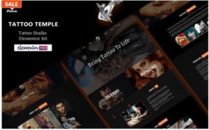 Tattoo Temple - Tattoo Studio Elementor Kit(m)
