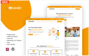Teamer - A Digital Agency Elementor Template Kit(m)