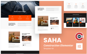 Saha - Construction Elementor Kit(m)