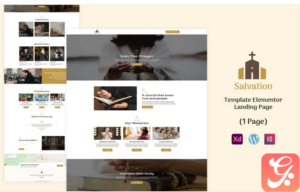 Salvation - Church Elementor Landing Page Template(m)