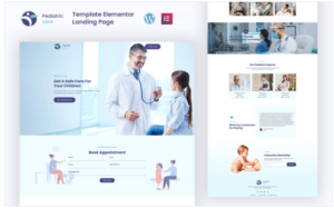 Pediatric Сare - Landing page Elementor Kit(m)
