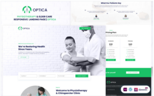 Optica - Medical Services Ready to use Elementor Template(m)