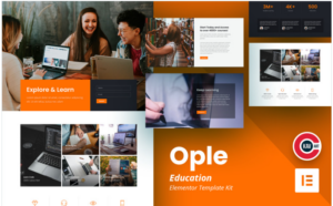 Ople - Education Template - Elementor Kit(m)