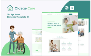 OldAge - Elderly Care Elementor Kit(m)