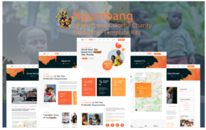 Nyumbang - Charity & Fundraising Elemetor Template Kits(m)