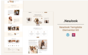 Newlook - Fashion and Clothing Elementor Template Kit(m)