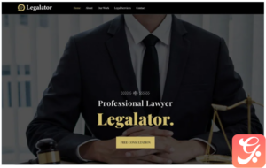 Legalator Professional Lawyer Elementor Template Kits(m)