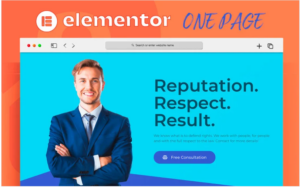 Lawyer Pro Elementor Landing Page Template(m)