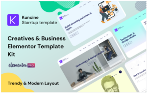Kuncine - Creatives & Business Elementor Template Kit(m)