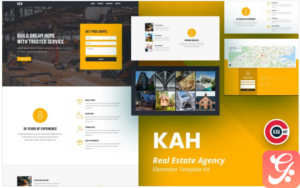 Kah - Real Estate Agency Elementor Kit(m)