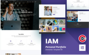 IAM - Personal Portfolio Elementor Kit(m)