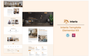 Interia - Architecture and Interior Design Services Elementor Template Kit(m)