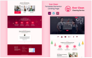 Ever Clean - Cleaning Services Ready to Use Elementor Landing Page Template(m)