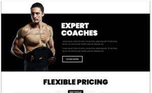 Gym Build Your Body Strong Elementor Kit(m)