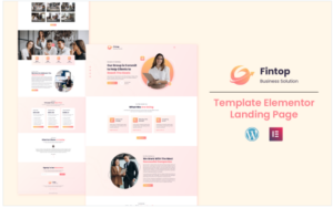 Fintop - Digital Business Solution Elementor Template(m)