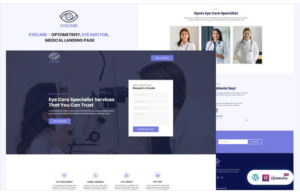 EyeCare - Eye Care Services Elementor Template(m)