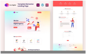Evo Digital - IT Services Ready to Use Elementor Template(m)