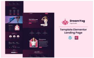 DreamYoga - Health and Fitness Services Elementor Template(m)