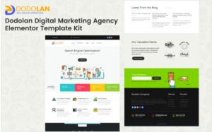 Dodolan - Digital Marketing Agency Elementor Template Kits(m)