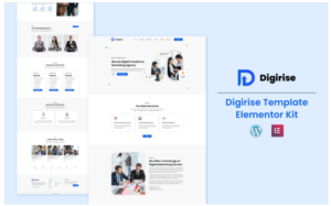 Digirise - Digital Marketing Agency Elementor Template Kit(m)