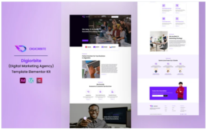 Digiorbite Digital Solution and Services Ready to use Elementor Template Kit(m)