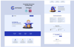 Cryptozone - Crypto Currency Elementor Template(m)