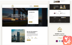 BuildIN - Architecture Services Ready to use Elementor Template(m)