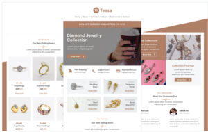 Tessa – Multipurpose Jewelry Email Template Responsive Newsletter Template