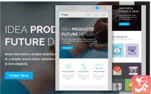 Topi - Responsive Multipurpose with Stampready builder. Newsletter Template