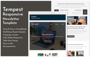 Tempest - Responsive Email Newsletter Template
