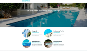 Swimming Pool Responsive Newsletter Template