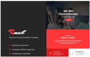 Rmail - Responsive Email Newsletter Template