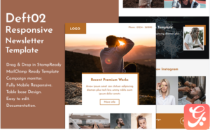 Portfolio - Responsive Email Template with Stampready Builder Newsletter Template