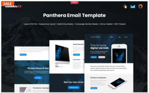 Panthera Newsletter Template + MailChimp + Campaign Monitor Ready