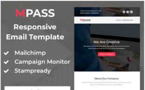 Mpass - Responsive Newsletter Template