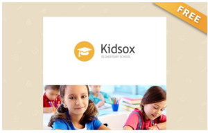 Kidsox - Free Primary School Newsletter Template