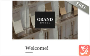 Grand - Free Luxury Hotel Newsletter Template