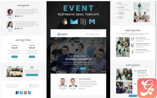 Events – Multipurpose Responsive Email Newsletter Template