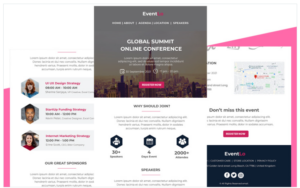EventLo - Multipurpose Event & Conference Email Template Responsive Newsletter template