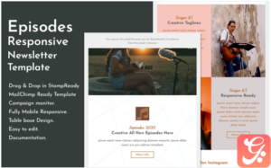 Episodes - Responsive Email Newsletter Template